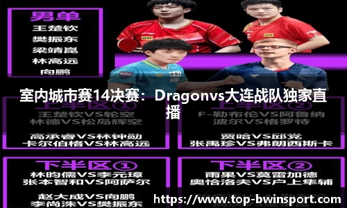 室内城市赛14决赛：Dragonvs大连战队独家直播